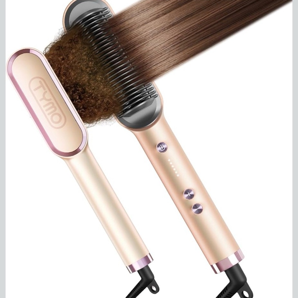 Brand new Tymo Hair Straightening Brush with Anti-Scald Bristles!